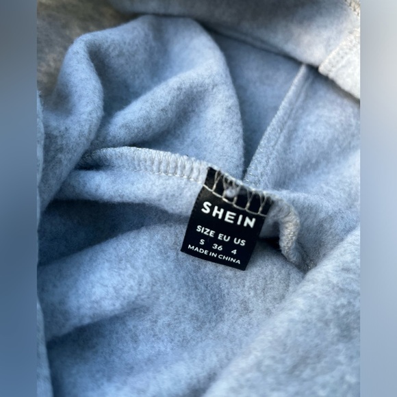 NEW Juniors NEW YORK Hoodie Sm Gray Hooded Sweatshirt Kangaroo Pocket Drawstring - Picture 4 of 10